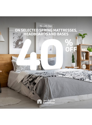 40% Off on Spring Mattresses