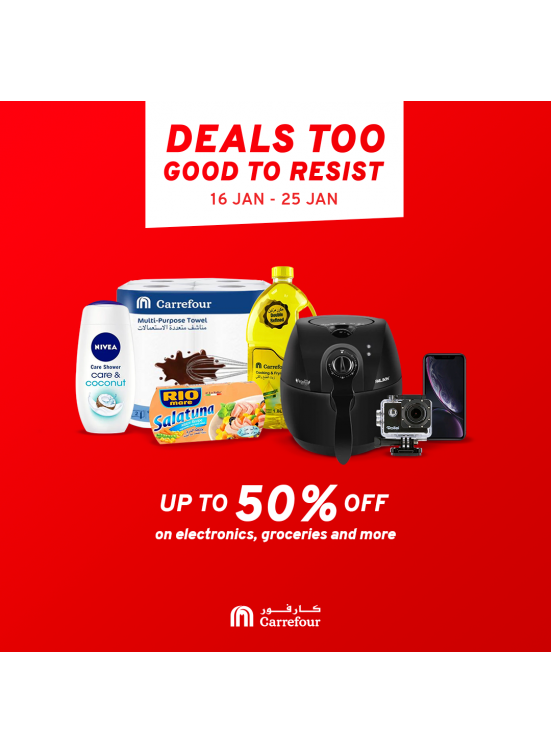Up To 50% OFF on Electronics, Groceries & More 