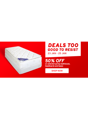50% Off on Spring Mattresses