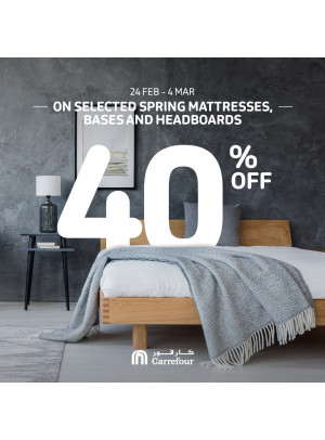 40% Off on Spring Mattresses