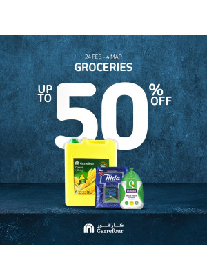 Up To 50% Off on Groceries
