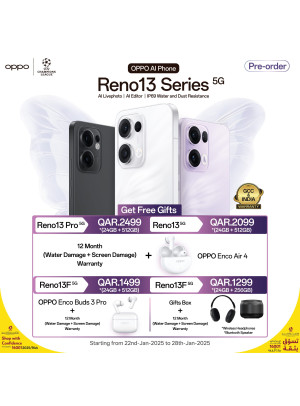 Available Now - Reno 13 Series