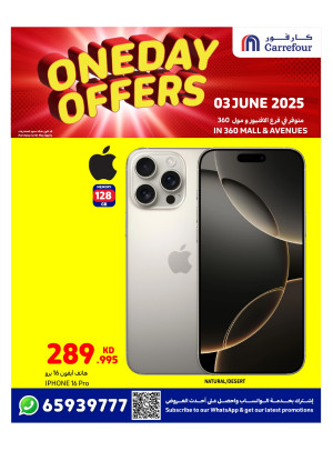 One Day Offers - Avenues & 360 Mall