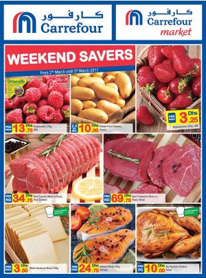 Weekend offer  with our juicy meats and fruity treats !
