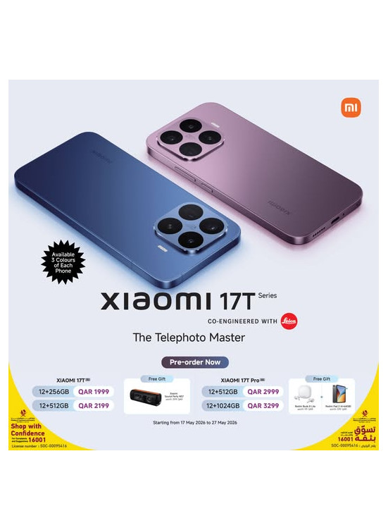 Pre Order Now - Xiaomi 17T Series Smartphone
