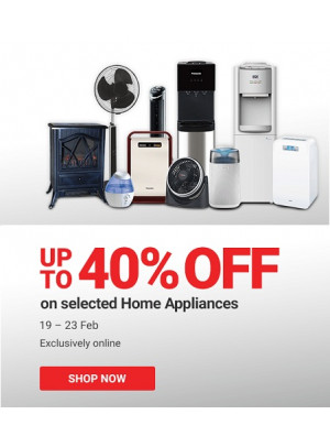 Up To 40% Off on Home Appliances