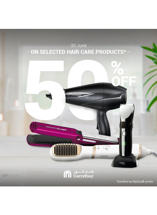 50% Off on Hair Care Products