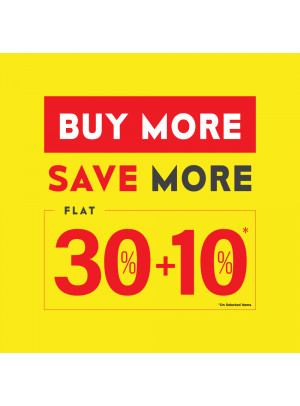 اشتر أكثر ووفر أكثر - خصم 30% + 10%