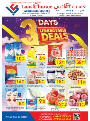 Midweek Deals - Fujairah