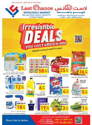 Midweek Deals - Fujairah
