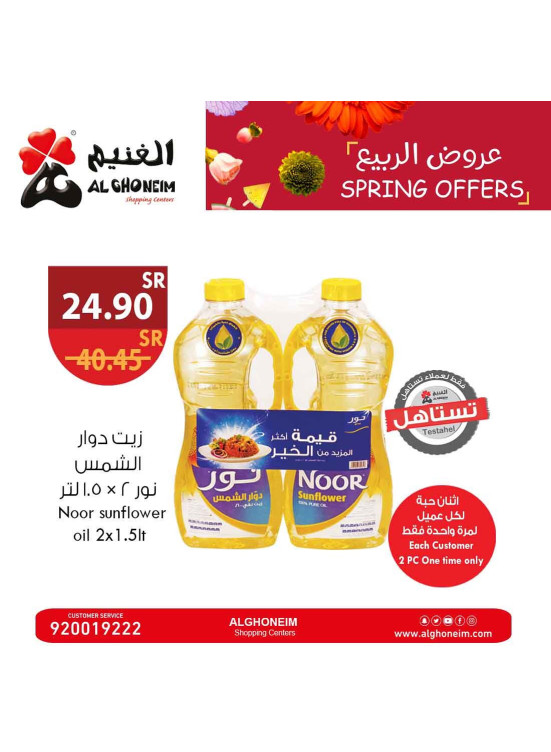 عروض الربيع، العدد الثاني