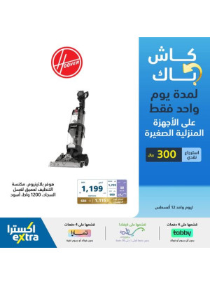 Cashback for One Day Only