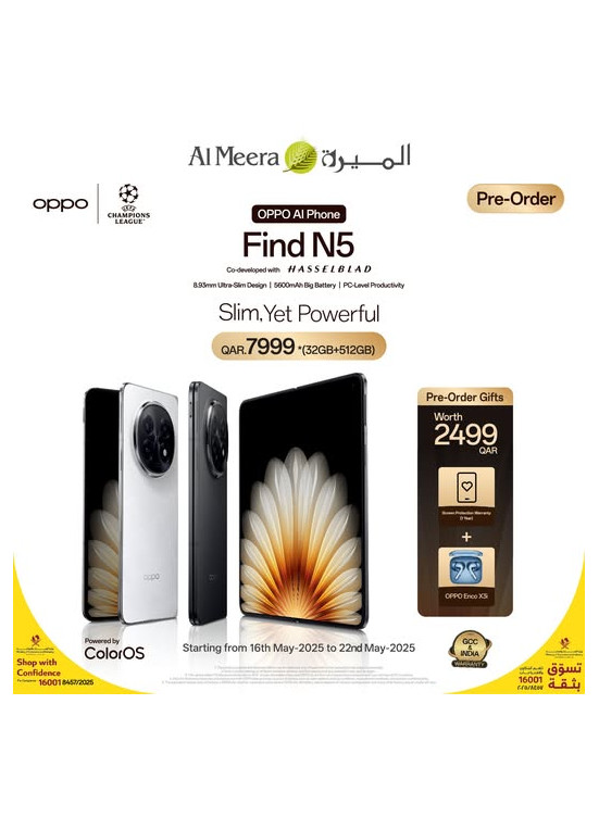 Pre-Order Now - Oppo Ai Phone Find N5