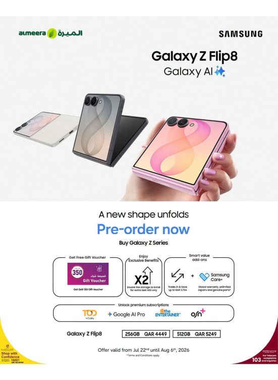 Pre Order Now - Samsung Galaxy Z Flip8