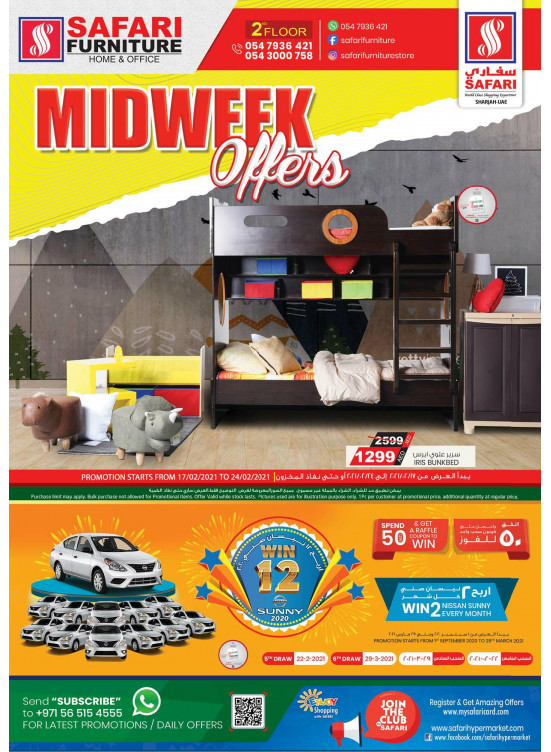 Midweek Offers