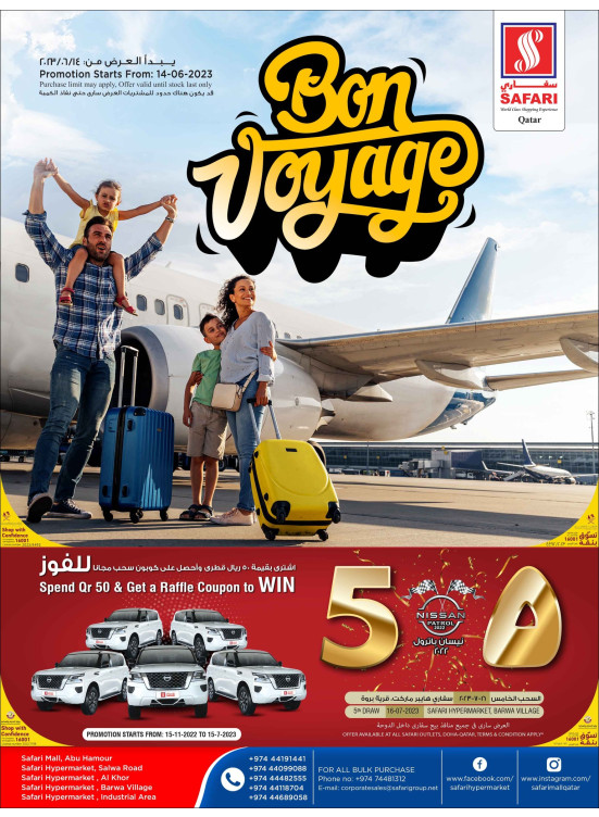 Bon Voyage Deals