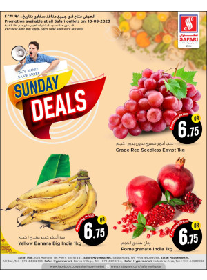 Sunday Offers