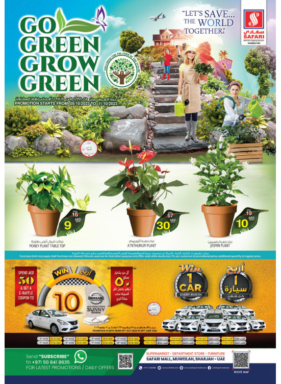 Plants Offers from Safari Hypermarket until 11th October Safari