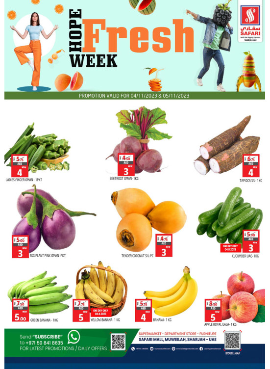 Fresh Offers Safari Mall, Muweilah from Safari Hypermarket until 5th