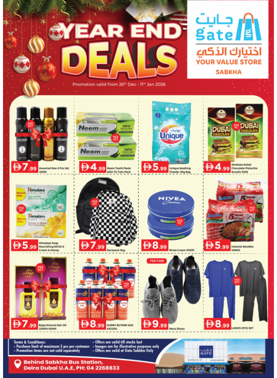 Year-End Deals - Sabkha, Dubai