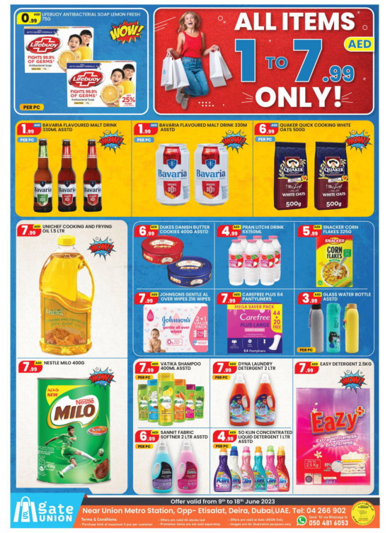 Below 8 AED Deals - Union