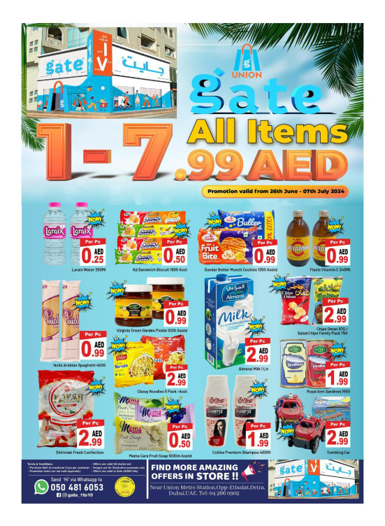 Below 8 AED Deals - Union