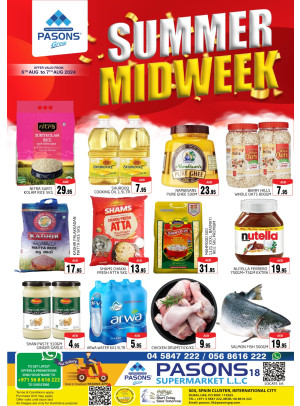 Midweek Deals - Pasons 18 Supermarket