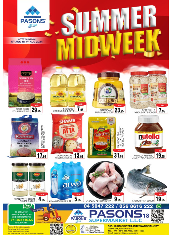 Midweek Deals - Pasons 18 Supermarket