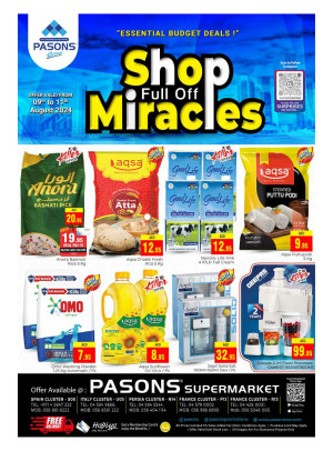 Weekend Deals - Pasons 18 Supermarket