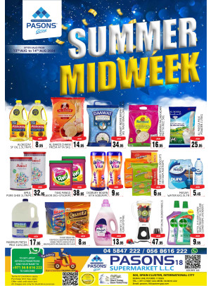 Midweek Deals - Pasons 18 Supermarket