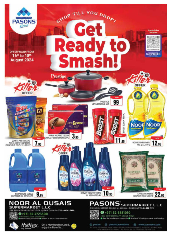 Weekend Deals - Noor Al Qusais Supermarket & Al Karama, Dubai