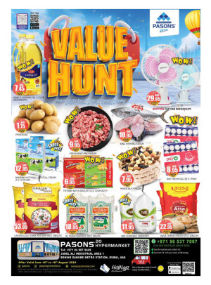 Weekend Deals - Pasons 20 Supermarket