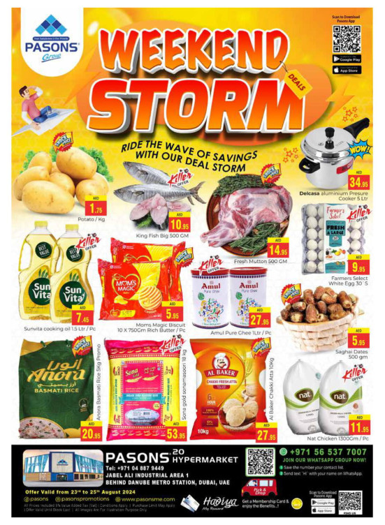 Weekend Deals - Pasons 20 Supermarket