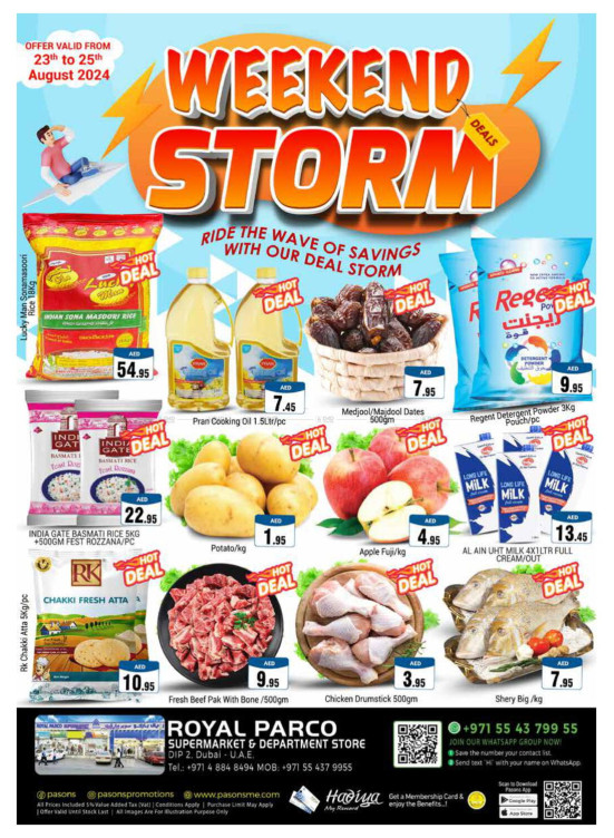 Weekend Deals - Royal Parco Supermarket & Department Store DIP2