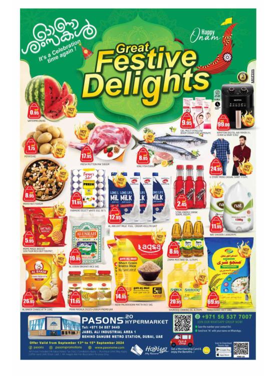 Great Onam - Pasons 20 Supermarket