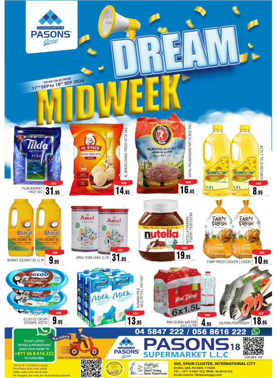 Midweek Deals - Pasons 18 Supermarket