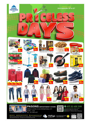 Priceless Days - Pasons 21 Supermarket, Persia Cluster