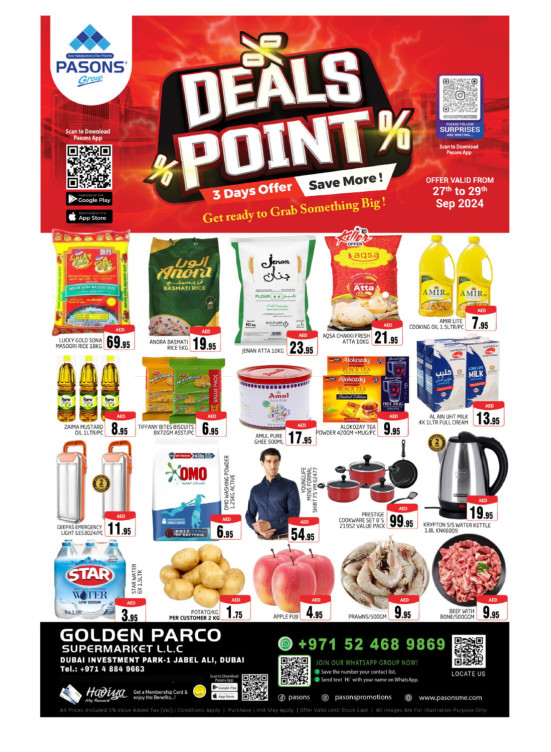 Weekend Deals - Golden Parco Supermarket
