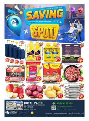Saving Deals - Royal Parco Supermarket & Department Store DIP2