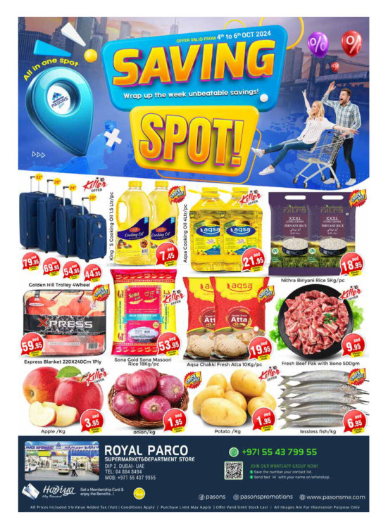 Saving Deals - Royal Parco Supermarket & Department Store DIP2