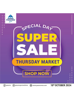 Thursday Super Sale