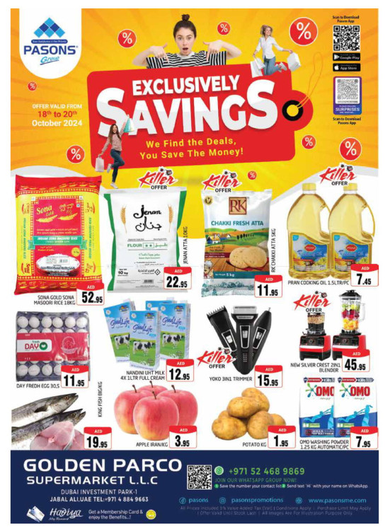 Exclusively Savings - Golden Parco Supermarket