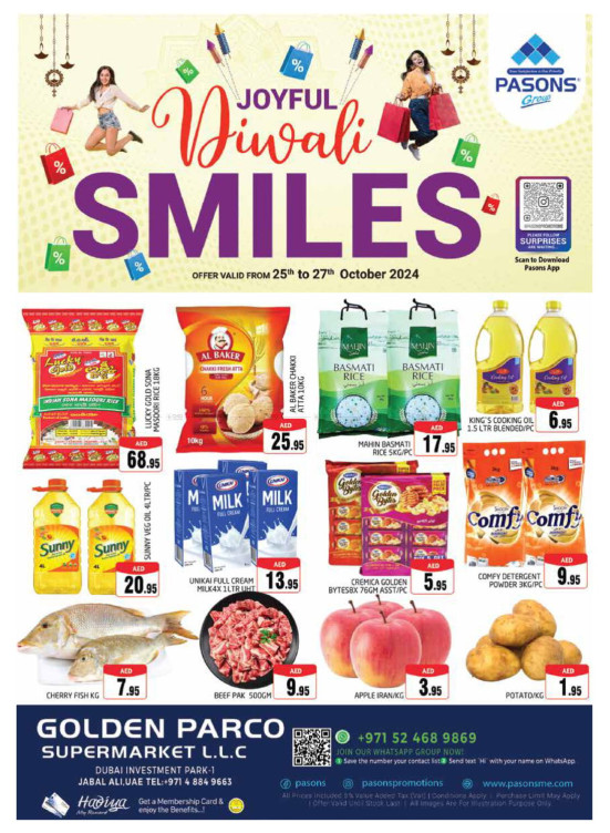 Diwali Smiles - Golden Parco Supermarket