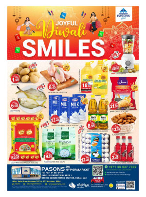 Diwali Smiles - Pasons 20 Supermarket