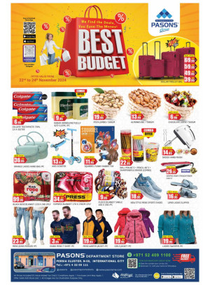 Best Budget - Pasons 21 Supermarket, Persia Cluster