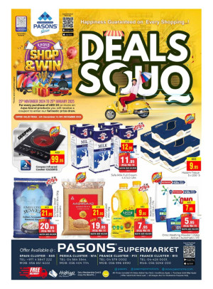 Weekend Deals - Pasons 18 Supermarket