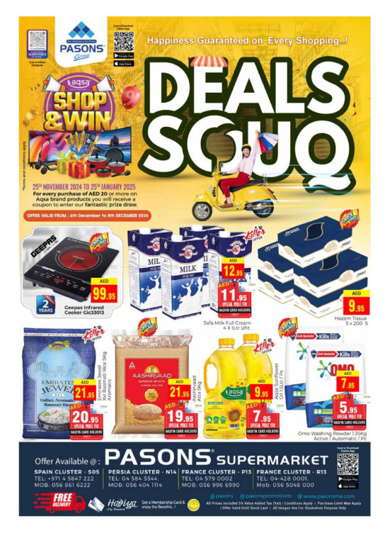 Weekend Deals - Pasons 18 Supermarket