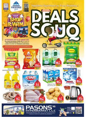 Weekend Deals - Pasons 16 Supermarket