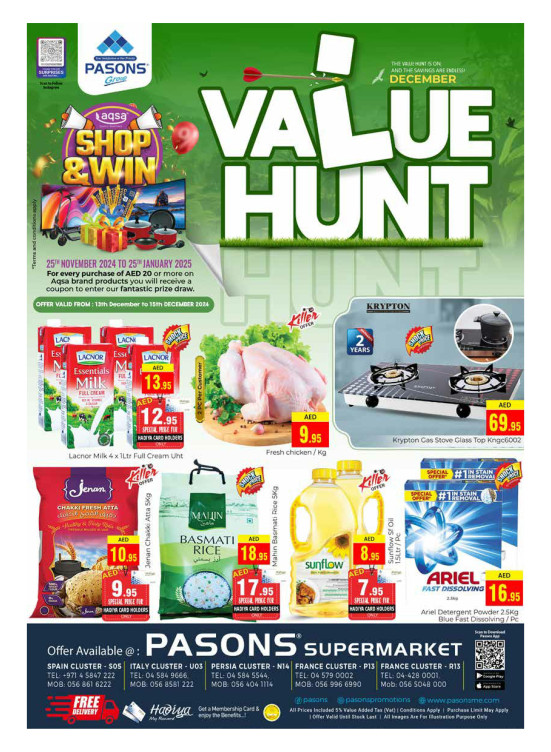 Value Hunt Offers - Pasons 18 Supermarket