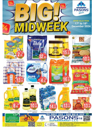 Midweek Offer - Pasons 18 Supermarket